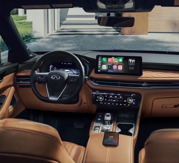 2024 INFINITI QX60 Key Features - Wireless Apple CarPlay® integration | INFINITI of Peoria in Peoria AZ